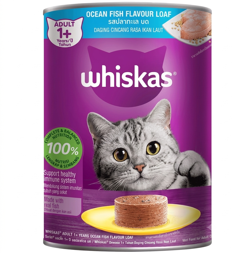 Whiskas Ocean Fish Can 400 gm