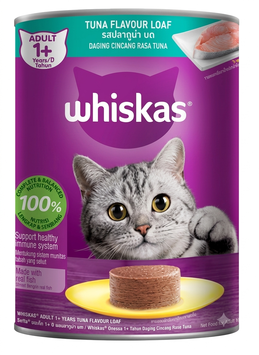 Whiskas Tuna Can 400 gm