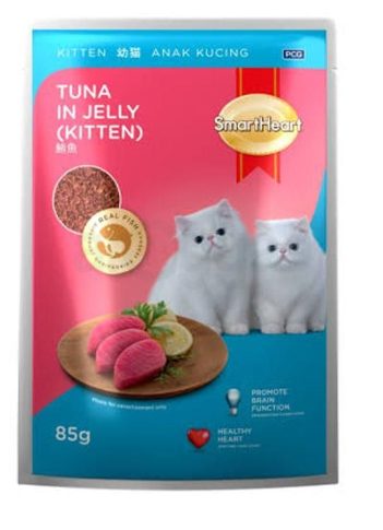 Smartheart Pouch Kitten Food Tuna In Jelly 85g