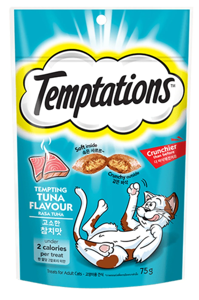 Temptations Cat Treats Tempting Tuna Biscuit 75gm